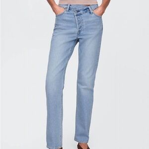 Gap High Rise Crossover '90s Slim Straight Jeans Size 28|6R